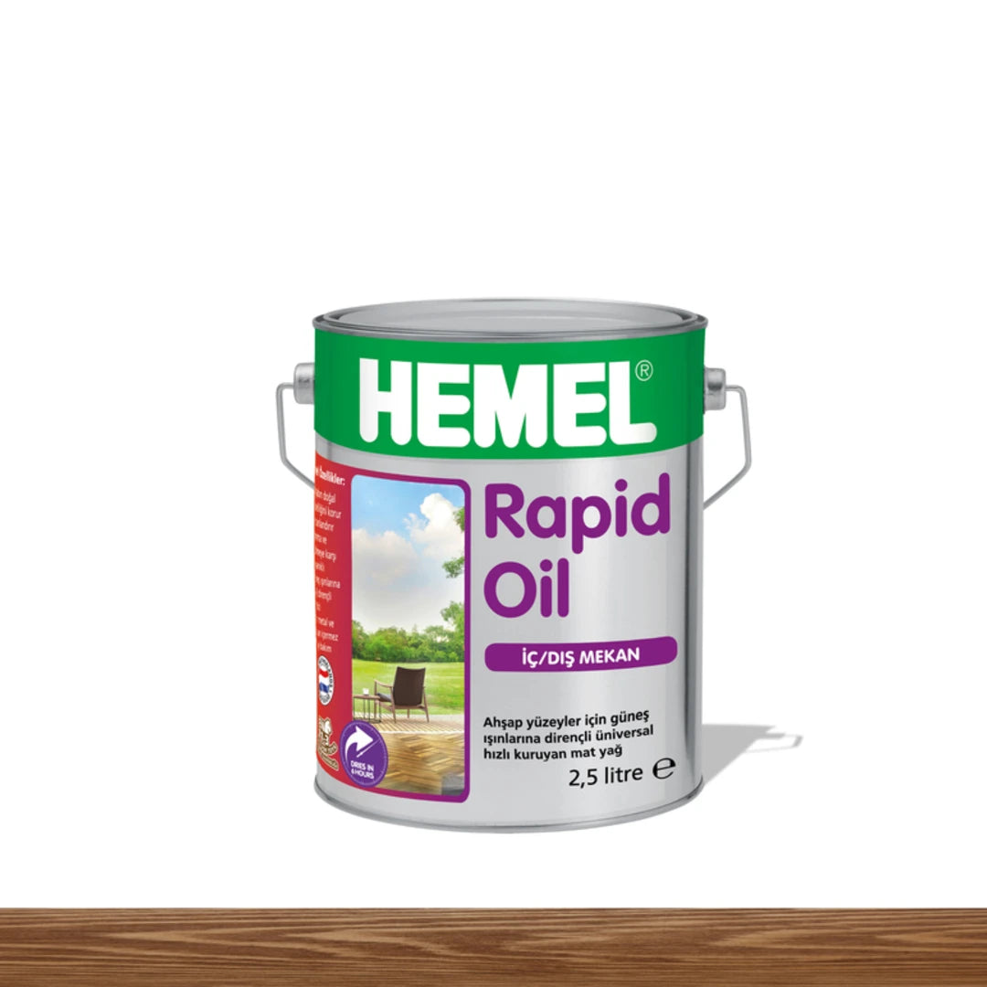 Hemel Rapid Oil - Walnut - Fast Drying Oil