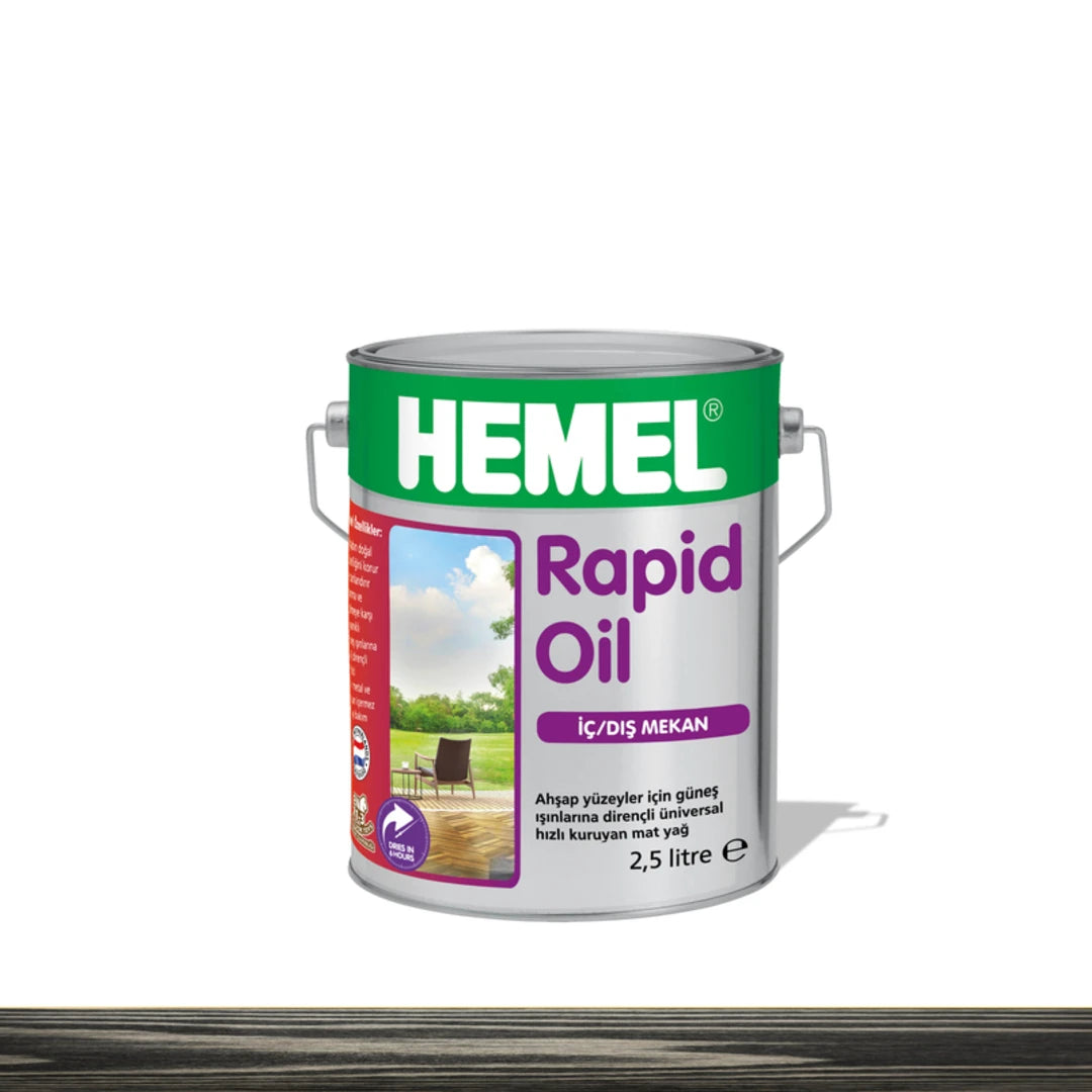 Hemel Rapid Oil - Black - Fast Drying Oil