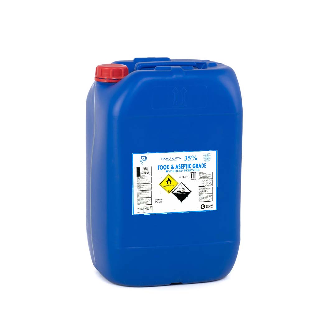 Hydrogen Peroxide 50% Food Grade 35 kg Drum 