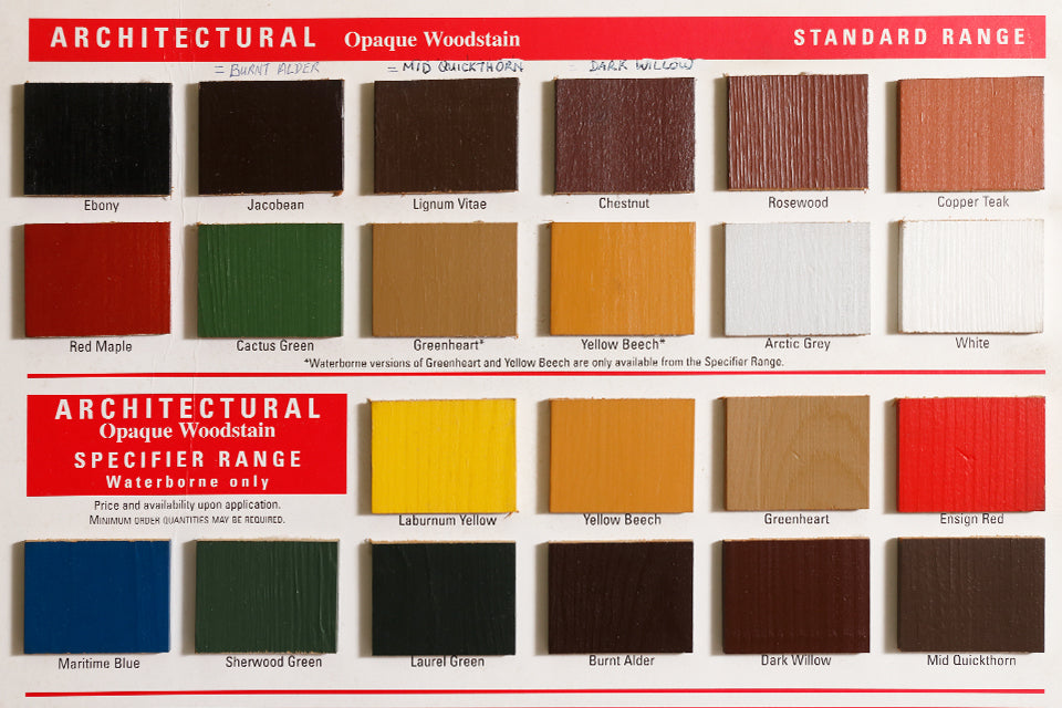 Exterior Covering Wood Paint (Solignum Architectural WB)