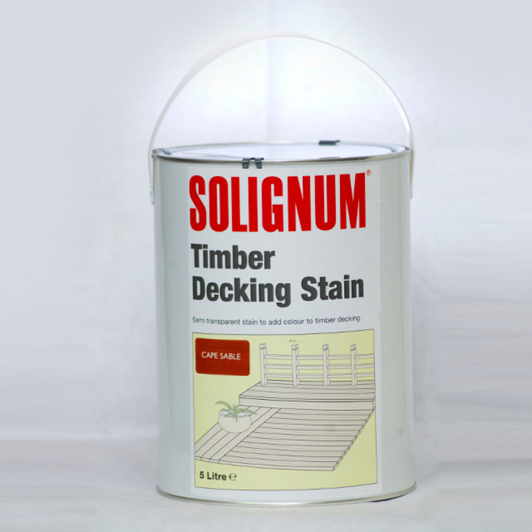 Wood Decking Stain 5 Lt. (Solignum Timber Decking Stain)